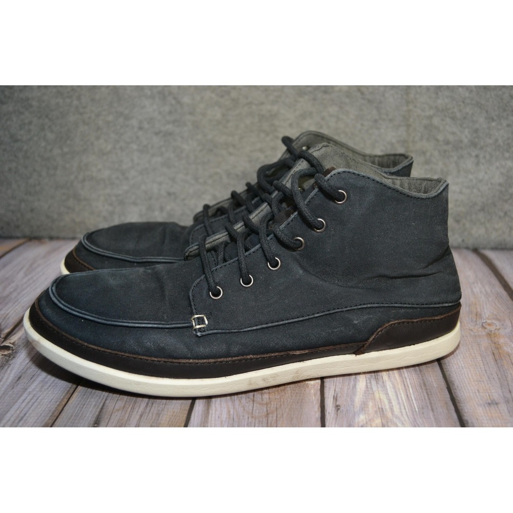 OluKai Nalukai Kapa Boots Mens 10 Blue Chukka Lace Up Lined Casual‎ 10377-4019 - Picture 7 of 16